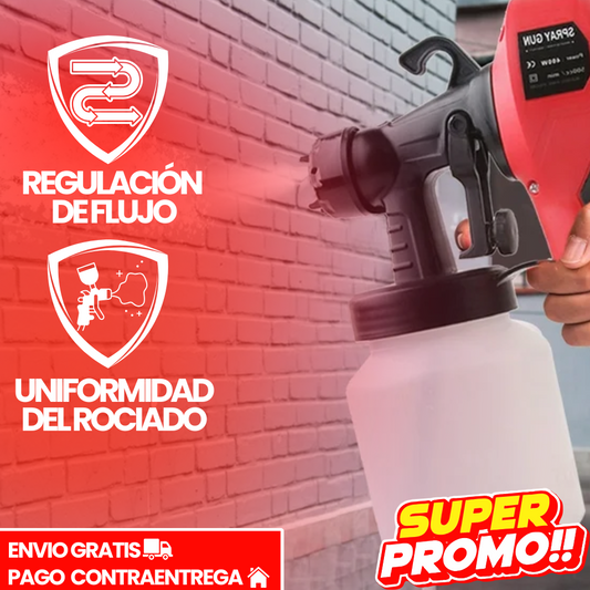 SprayGun™: Pistola Pulverizadora de Pintura Profesional con Compresor Especializado